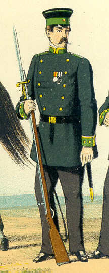 Zollaufseher mit Z&uuml;ndnadelgewehr